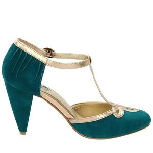 Seychelles All Dressed Up Heel in Teal